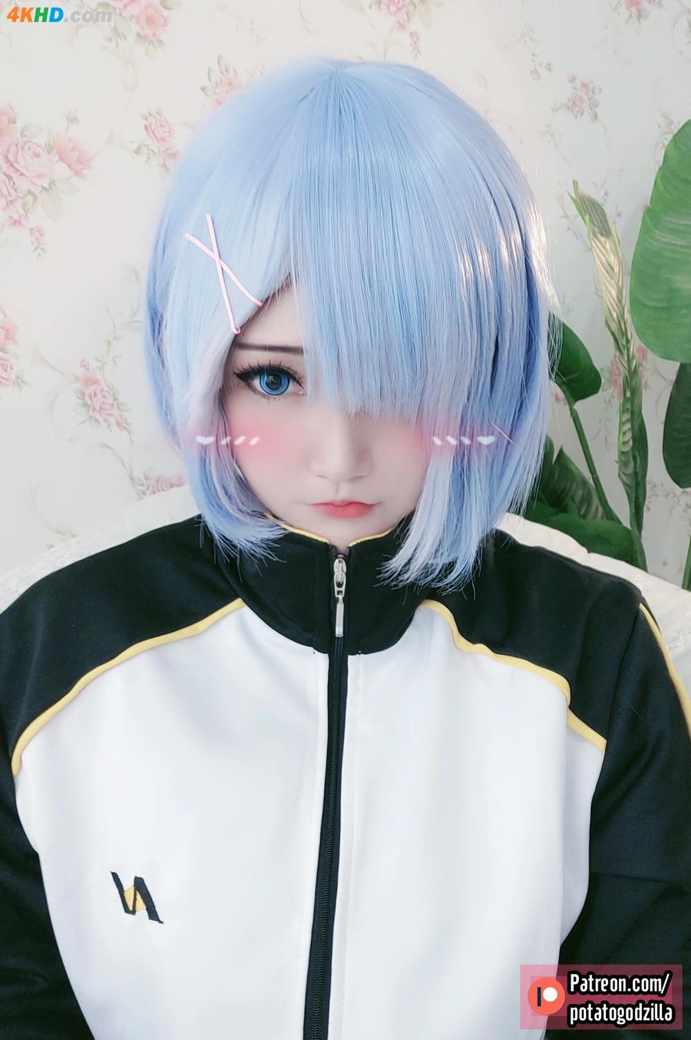 《Coser@Potato Godzilla – Rem in Subaru Jacket(33P)》图集预览