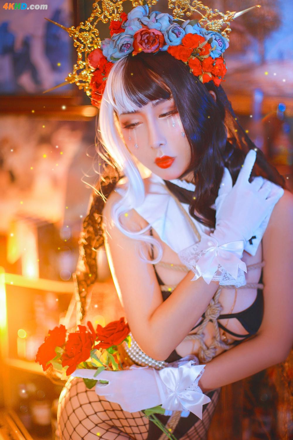 《Coser@云溪溪 (Yunx1x1) Vol.017 奶桃 修女(21P)》图集预览