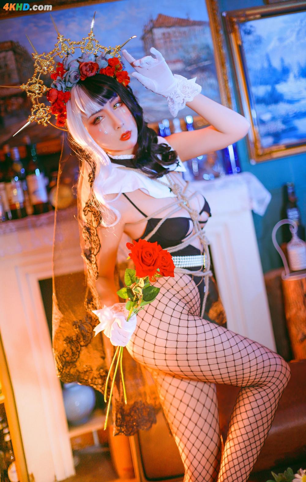 《Coser@云溪溪 (Yunx1x1) Vol.017 奶桃 修女(21P)》图集预览