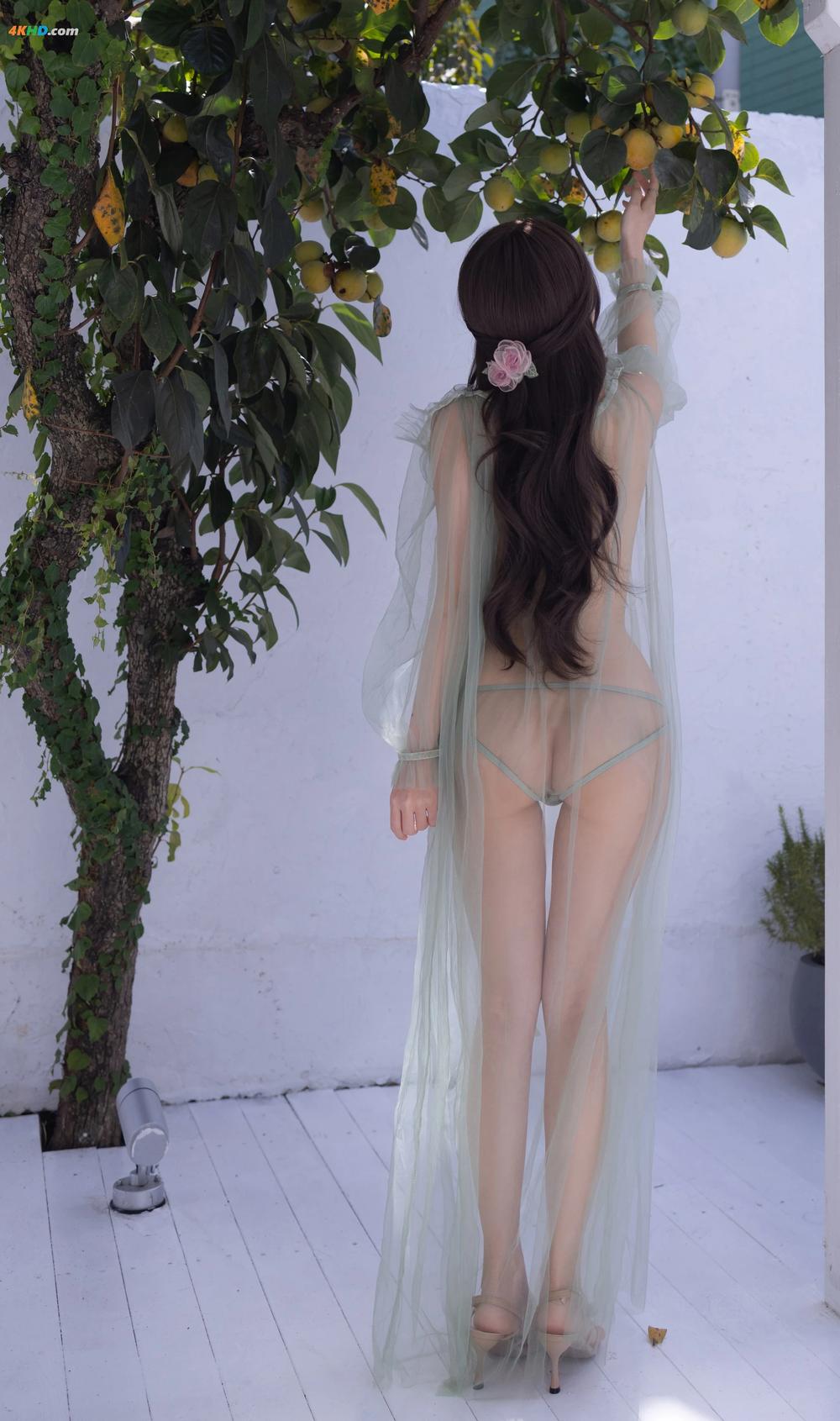 《鱼子酱Fish《绿色薄纱》写真[1723MB-120photos]》图集预览