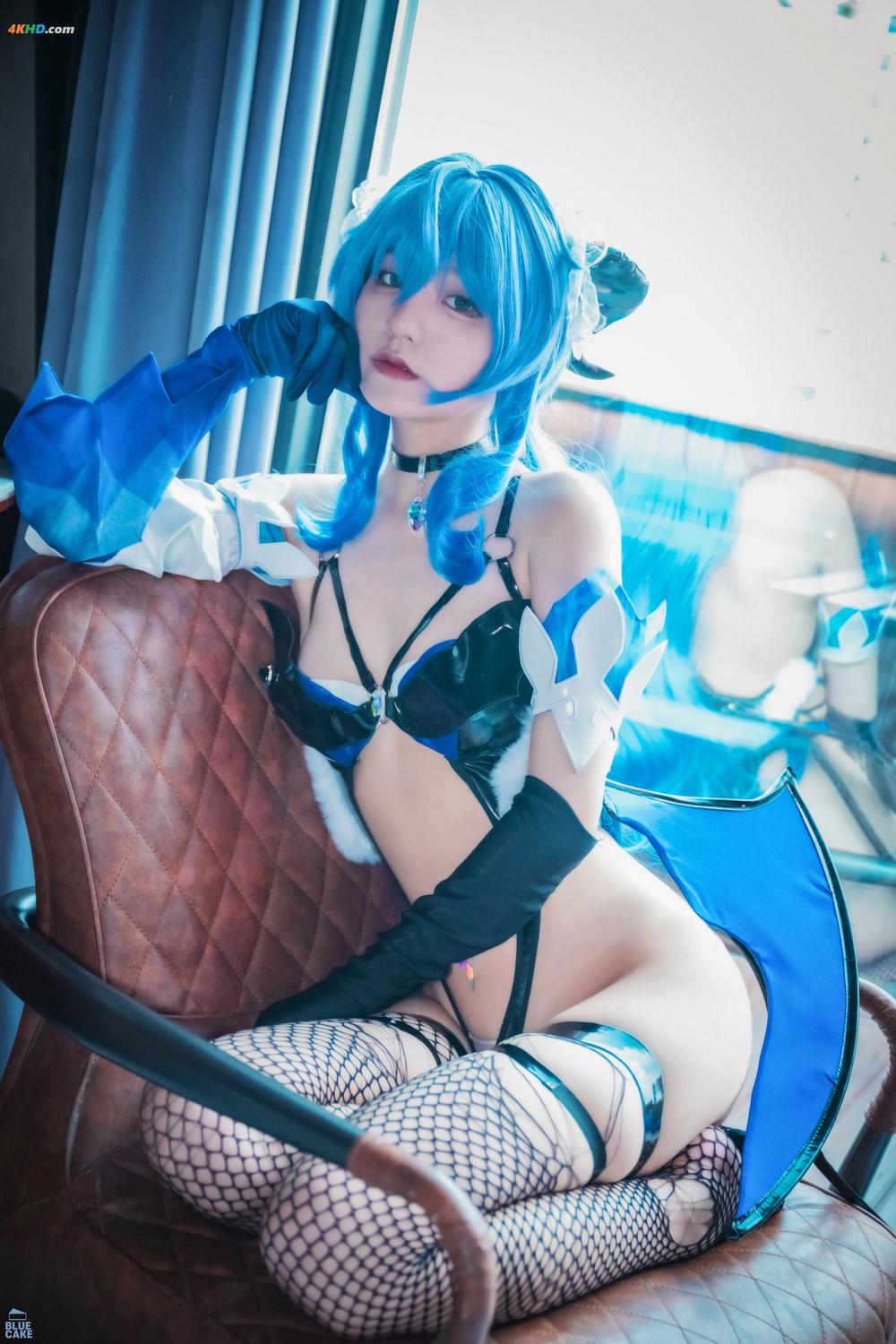 《[BLUECAKE] Jenny (정제니) Vol.10 – part 02 Sleeping with Ganyu[1025MB-65photos]》图集预览