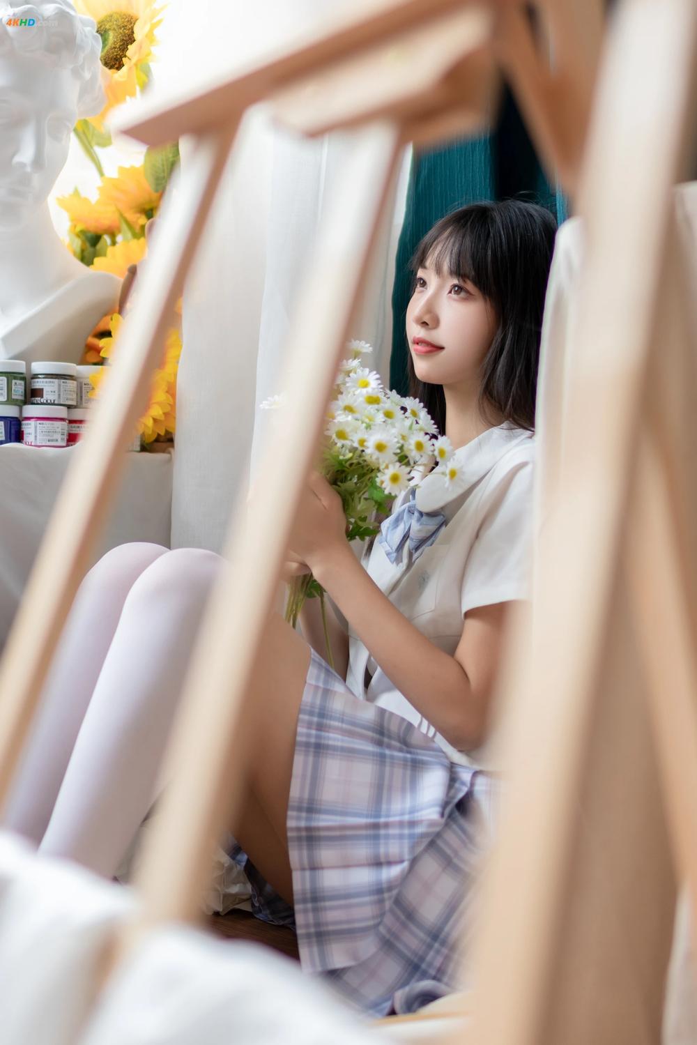 《西瓜少女 – JK校服[318MB-48photos]》图集预览