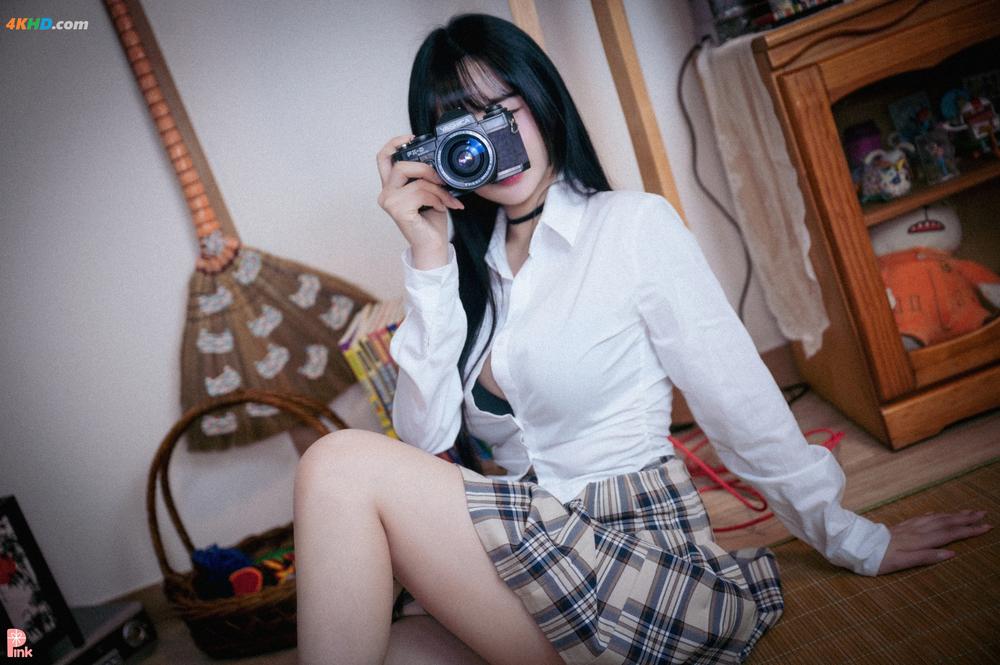 《PINK RIBBON – Jina (한지나) – part 02 지나의 교복 생활_Bright ver[483MB-41photos]》图集预览