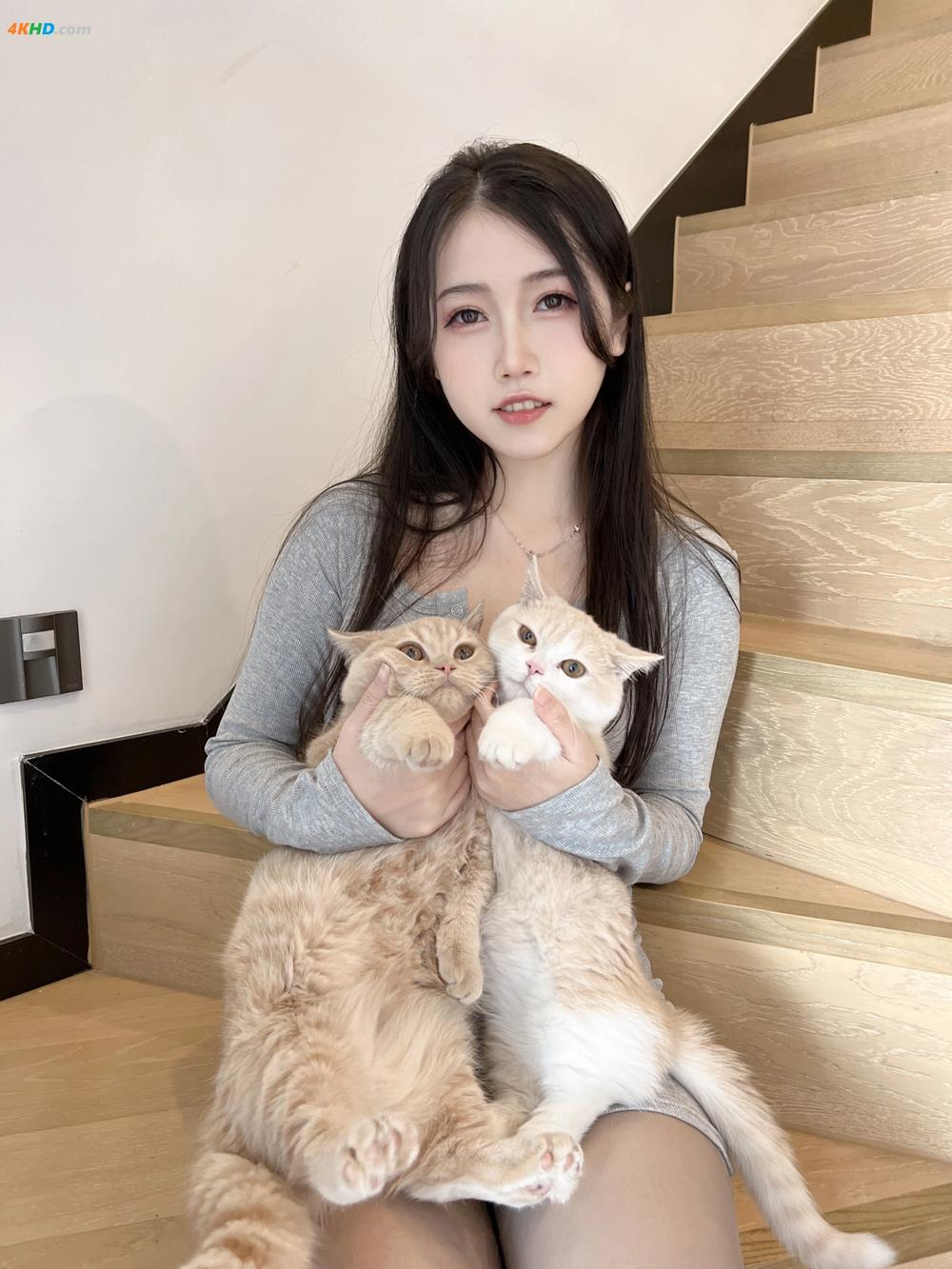 《不呆猫 – 居家猫猫女友[378MB-59photos]》图集预览