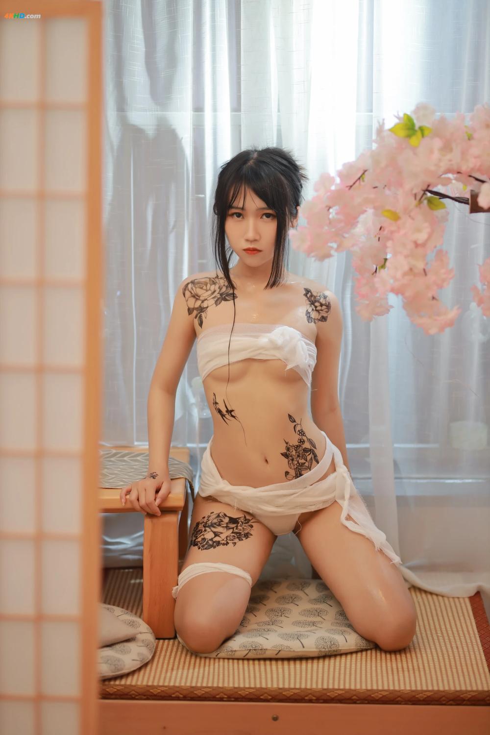 《不呆猫 – 绷带[337MB-32photos]》图集预览