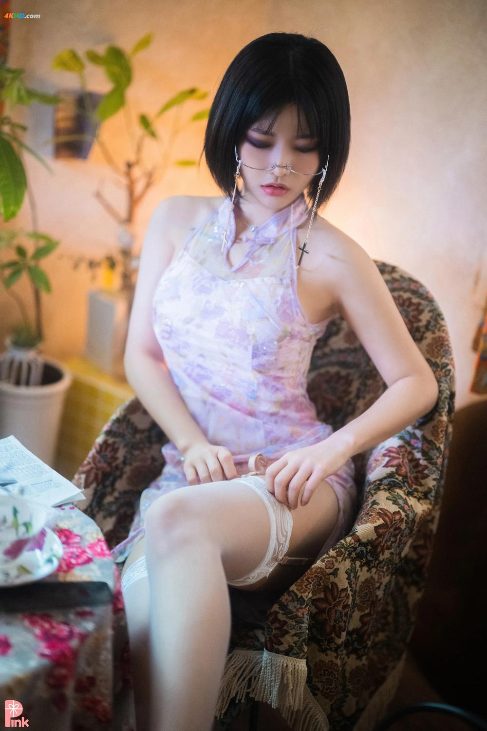 《PINK RIBBON – Uuuha (은유화) Mood_Pink[1661MB-87photos]》图集预览