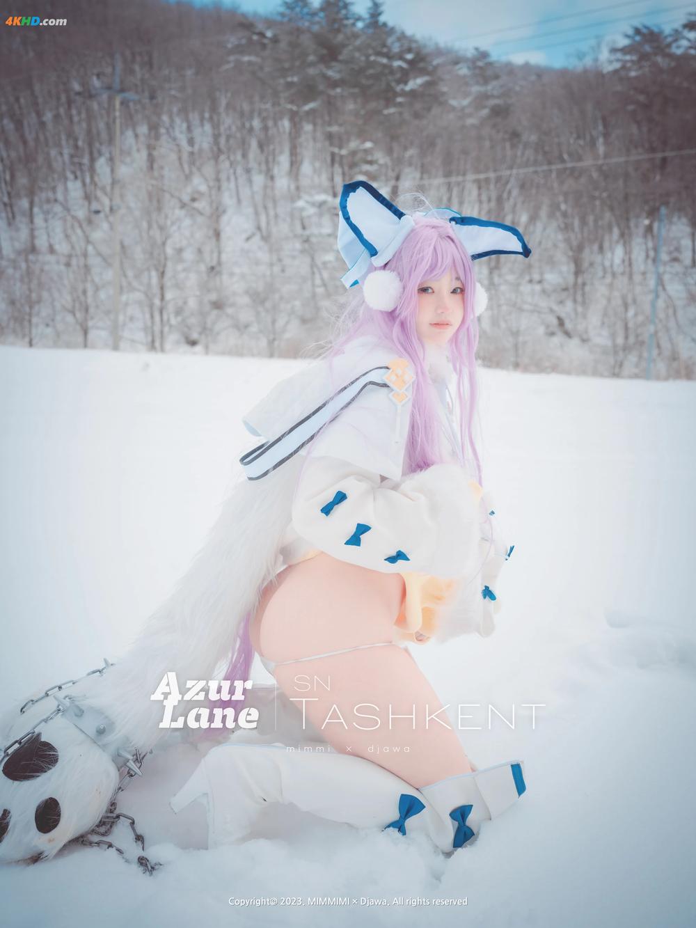 《DJAWA Photo – No.321 Mimmi (밈미) – Azur Lane Tashkent[920MB-59photos]》图集预览