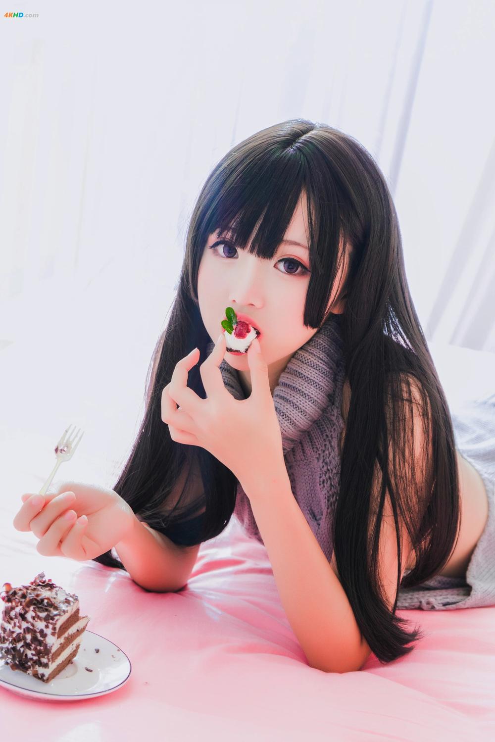 《Coser@面饼仙儿 No.006 露背毛衣[576MB-41photos]》图集预览