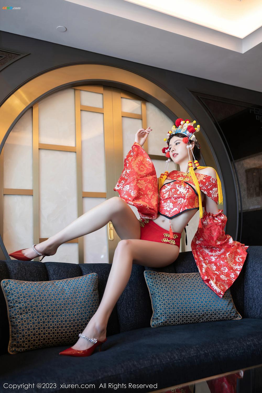 《[XIUREN] 就是阿朱啊 -NO.6308[387MB-82photos]》图集预览