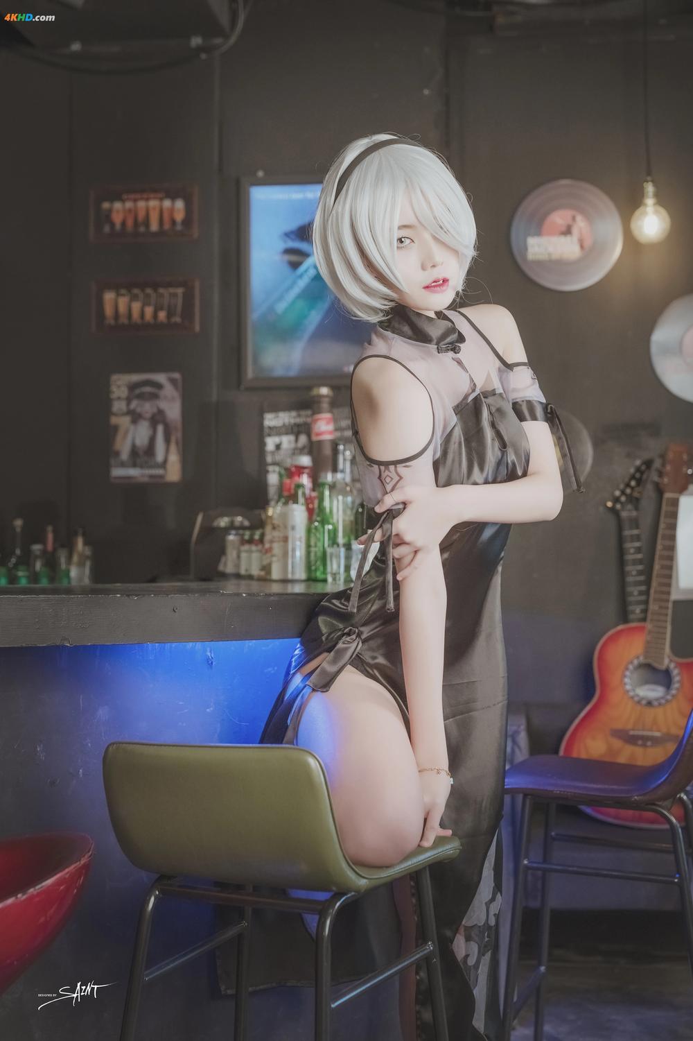 《Yuna NO.13 – Cosplay Vol.04 KDA Akali & Nier Automata 2B[117MB-31photos]》图集预览