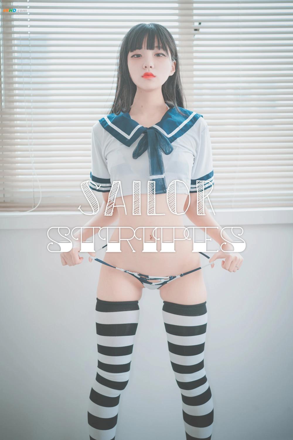 《Jenny__Sailor Stripes[113MB-25photos]》图集预览