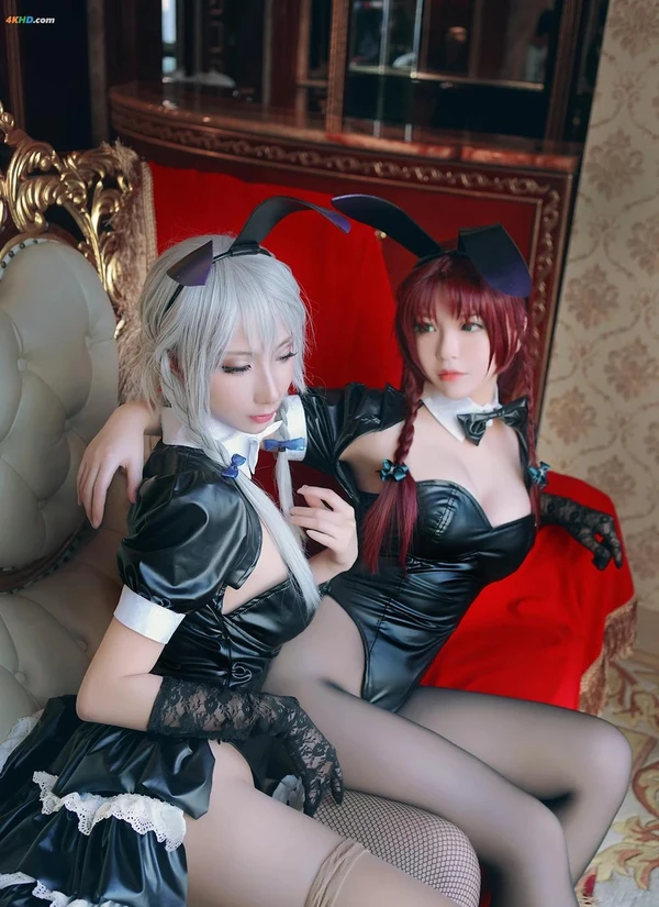 10半半子&索索sophia – 东方幻想乡兔女郎[33MB-30photos]