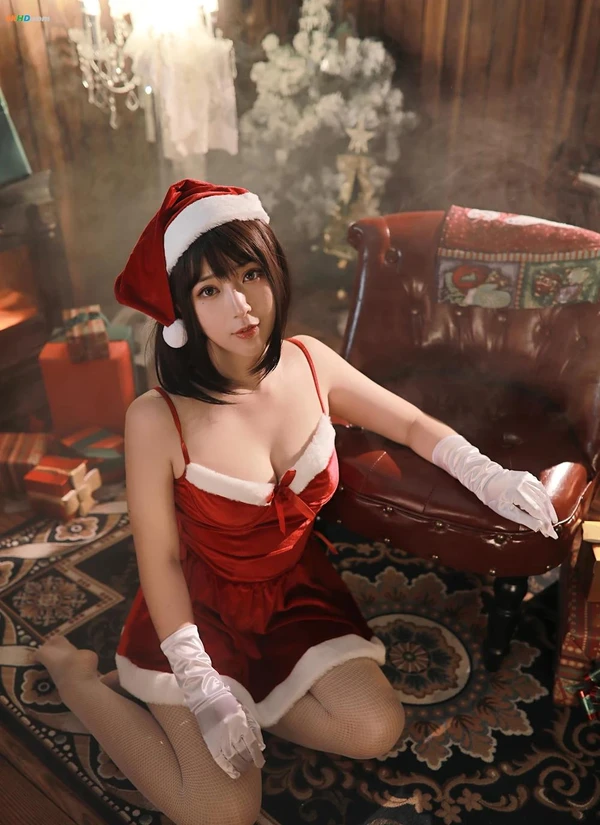 小容仔咕咕咕w – 圣诞礼物×捆绑[221MB-46photos]