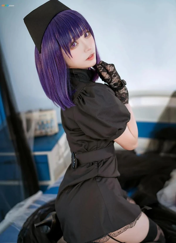 Kitaro_绮太郎 – 喜多川海梦 黑色护士[90MB-14photos]