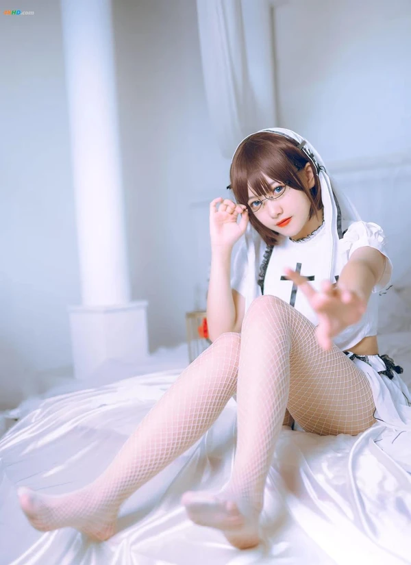 Cosplay@兔玩映画 Vol.050 白色修女[161MB-40photos]