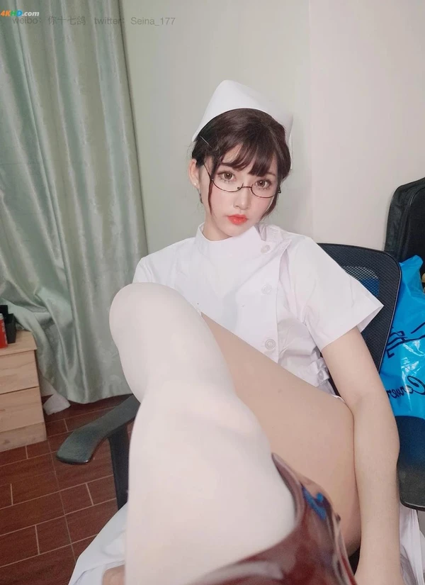 你十七鸽 NO.003 – 白色护士[537MB-110photos]