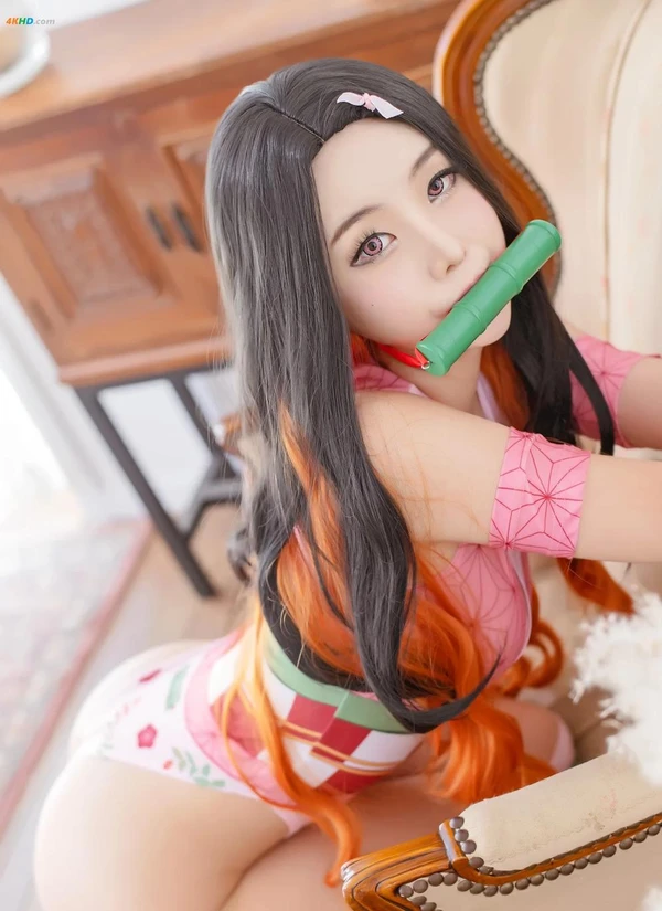 SAINT Photolife – Yuna (유나) – Nezuko x Shinobu[132MB-34photos]