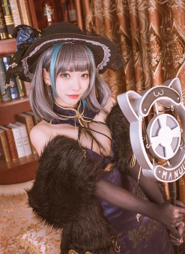 宮本桜 – 柴郡旗袍 音乐绚烂CaitSith[264MB-20photos]