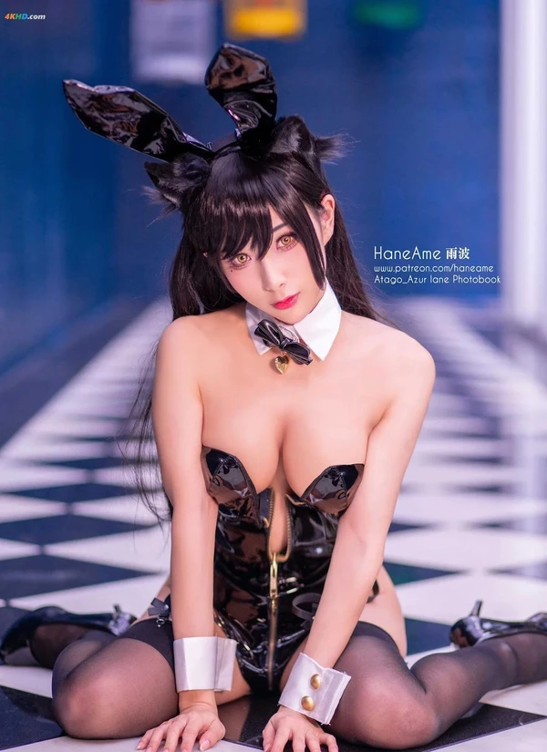 HaneAme – Atago Bunny Suit[63MB-20photos]