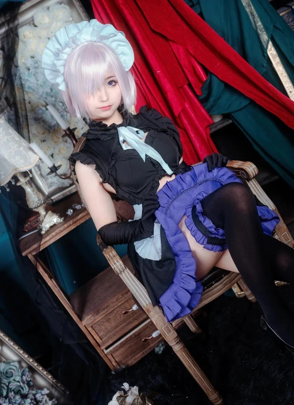 Coser@蠢沫沫 (chunmomo) Vol.045 玛修女仆(144MB)(22photos)