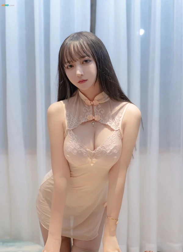 过期米线线喵-NO. 0131 水下旗袍[126MB-61photos]