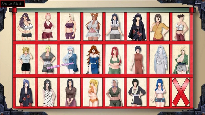 火影女忍训练：最后的战争 Ver2.92 汉化作弊版_截图