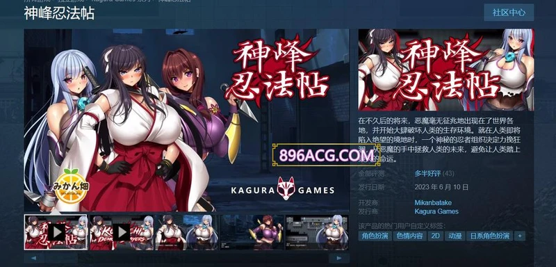 神峰忍法帖 STEAM官方中文步兵版+全回想_截图